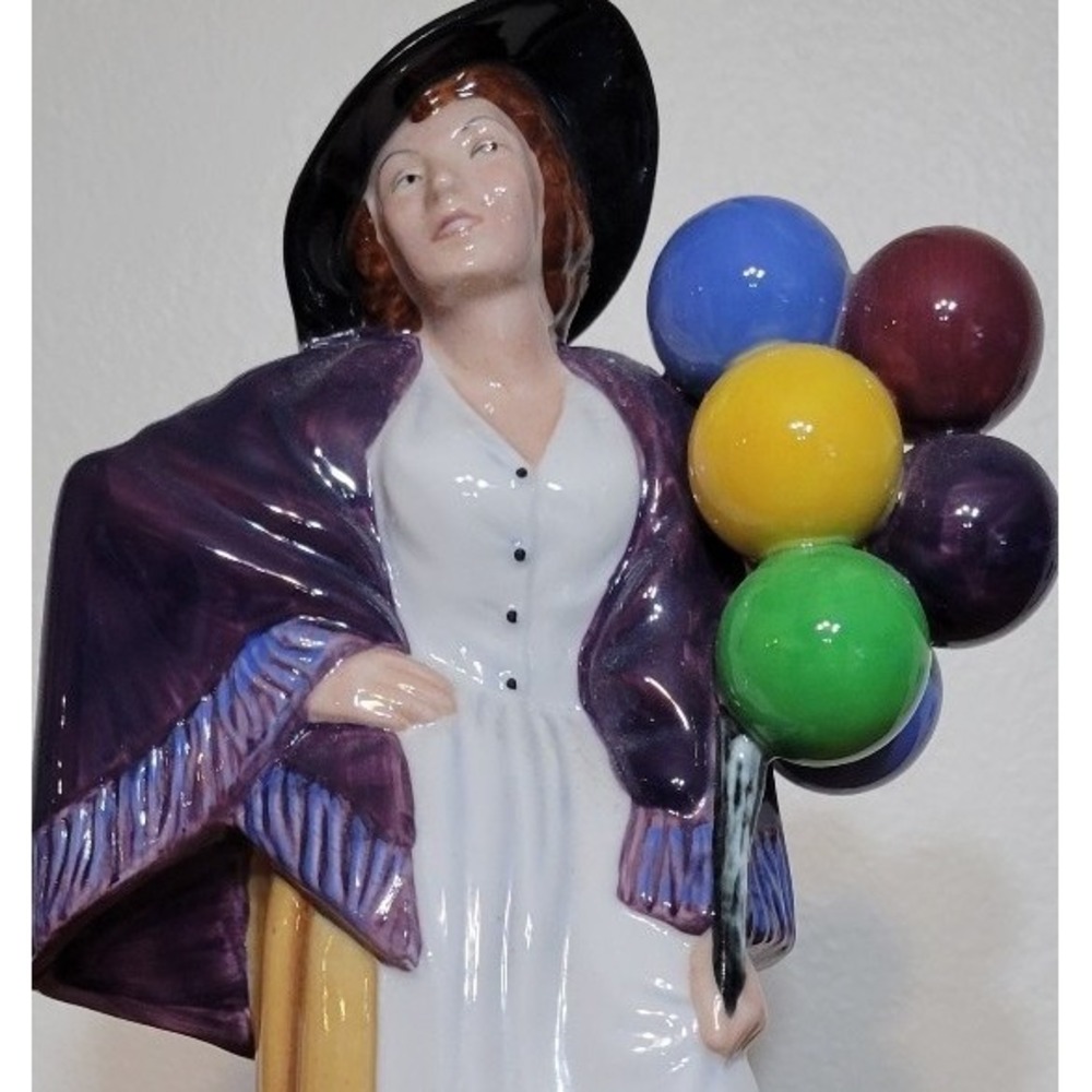 Balloon Lady figurine, Royal Doulton HN2935 Vintage collectible